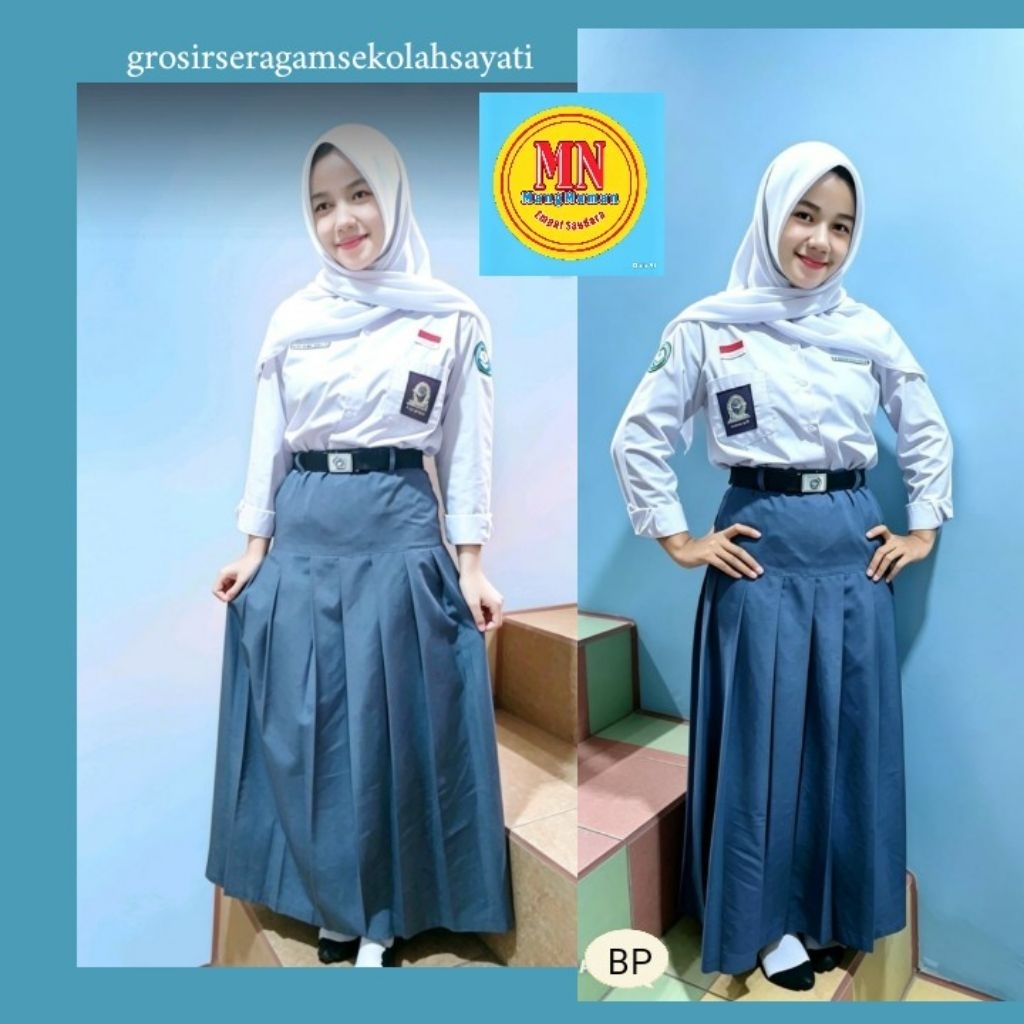 rok sma rempel bawah pinggang