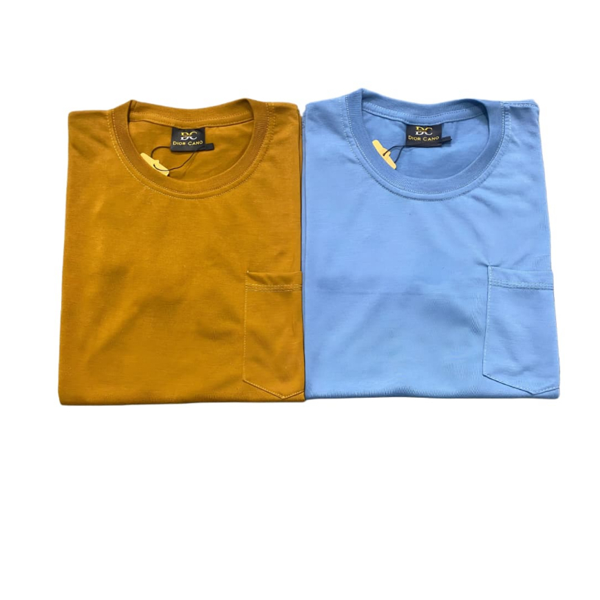 Kaos Pocket Paket 2pcs Baju T-shirt model saku depan pria polos simpel 2026 pilihan warna