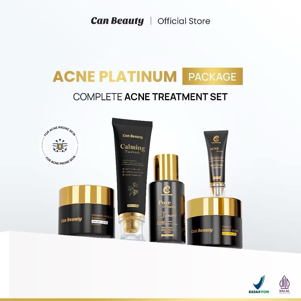 CAN BEAUTY PAKET ACNE / PAKET WAJAH ACNE CAN BEAUTY ORIGINAL BPOM