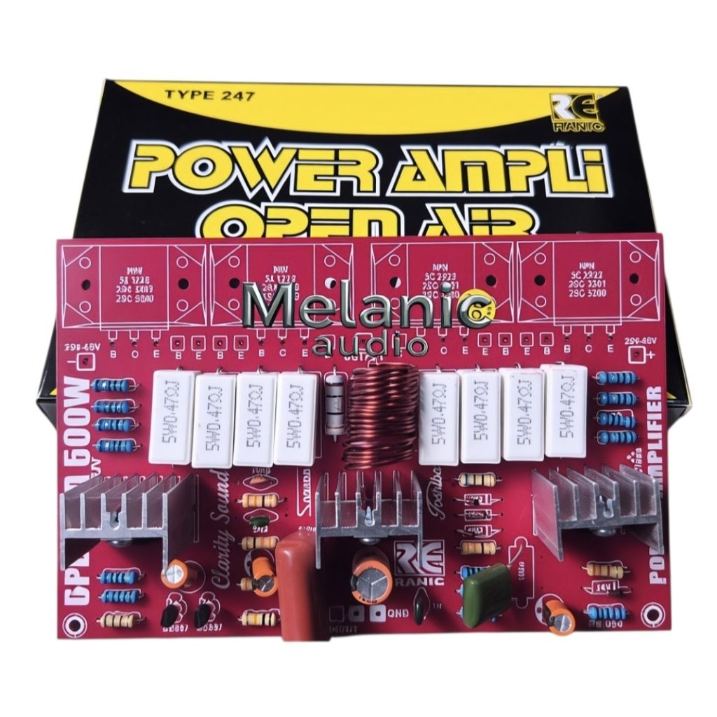 kit driver power amplifier open air 500w