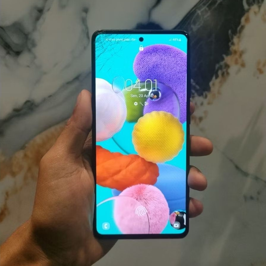 SAMSUNG GALAXY A51 6/128 SECOND FULLSET RESMI SEIN