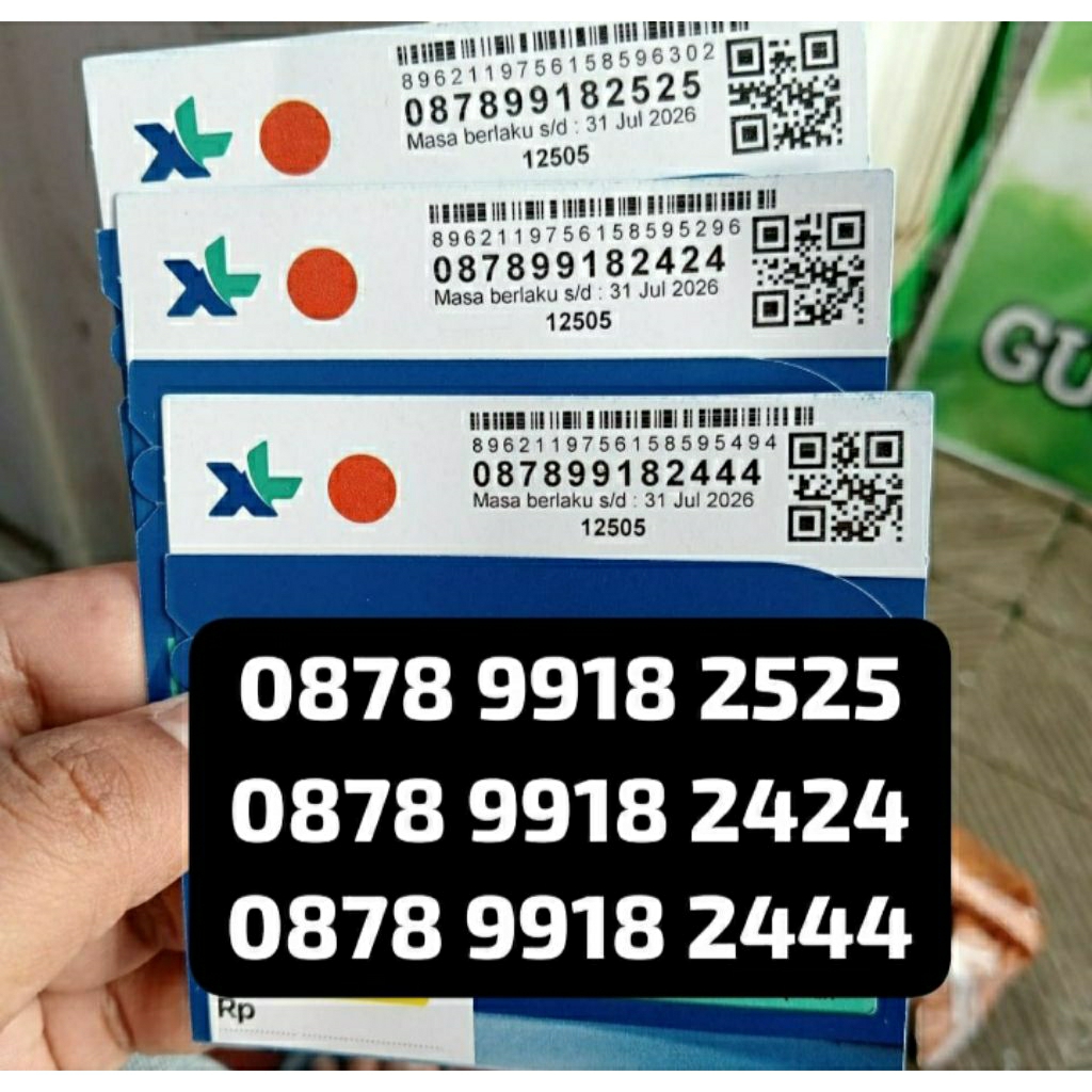 PERDANA XL NOMOR RAPI ABAB 2424 2525 2444 444 TRIPLE EMPAT