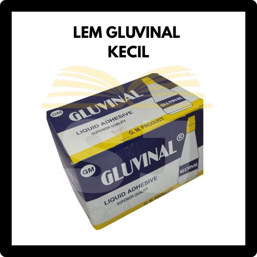 LEM GLUVINAL KECIL | LEM KERTAS CAIR | LEM CAIR UNTUK KERTAS