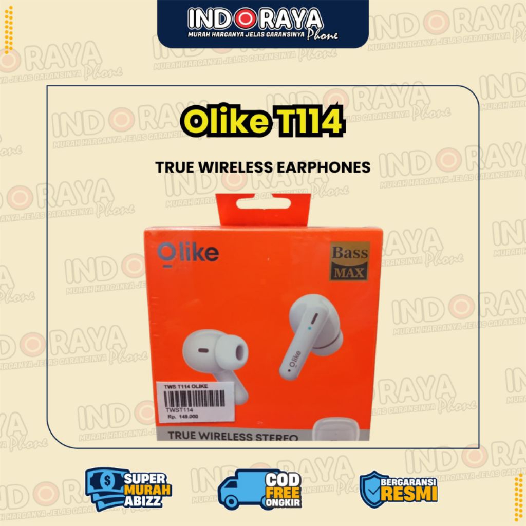 TWS NIRKABEL MURAH OLIKE T114