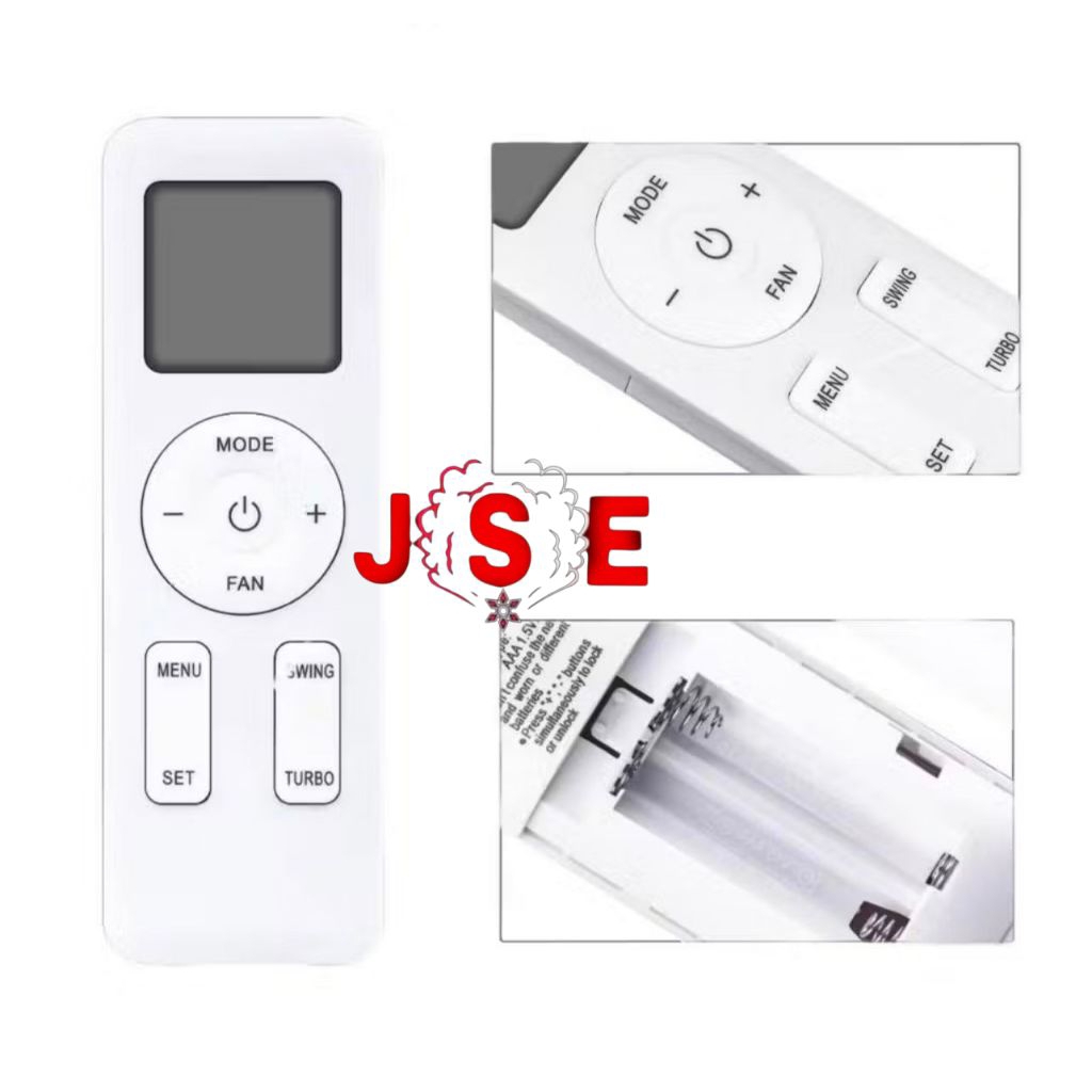 Remote AC GREE YAY1FA GWC-05C3E(S) GWC-07C3E(S) GWC-09C3E(S) GWC-05MOO5 GWC-07MOO5 GWC-09MOO5A GWC-0