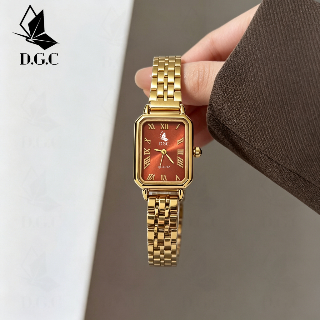 DGC 10667 Jam Tangan Wanita dgc Strap Stainless Adjustable Fashion Korea Casual Vintage Jam Tangan K