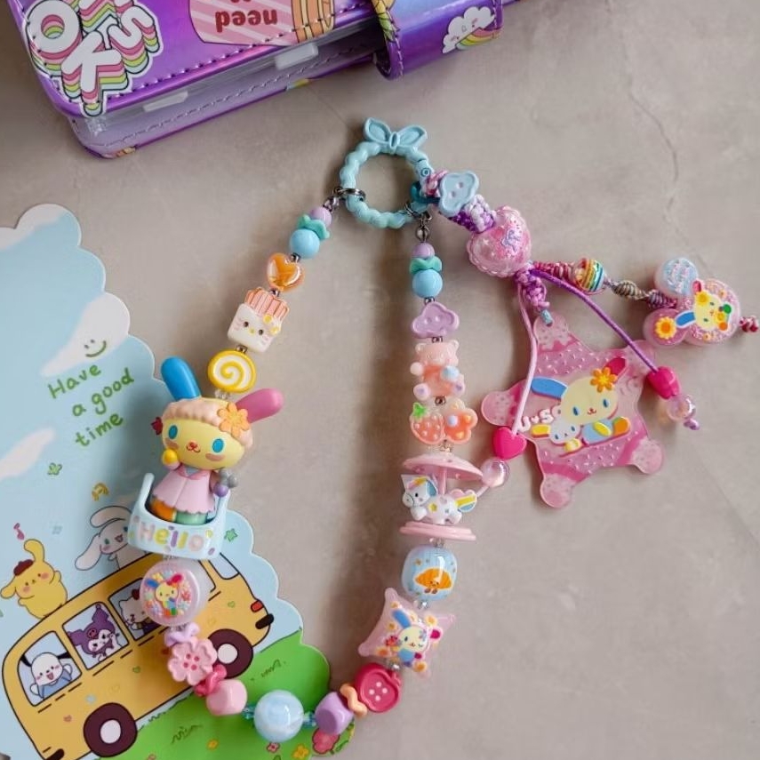 Sanrio Japan Usahana Phone Strap Usahana Bag Charm Usahana Keychain
