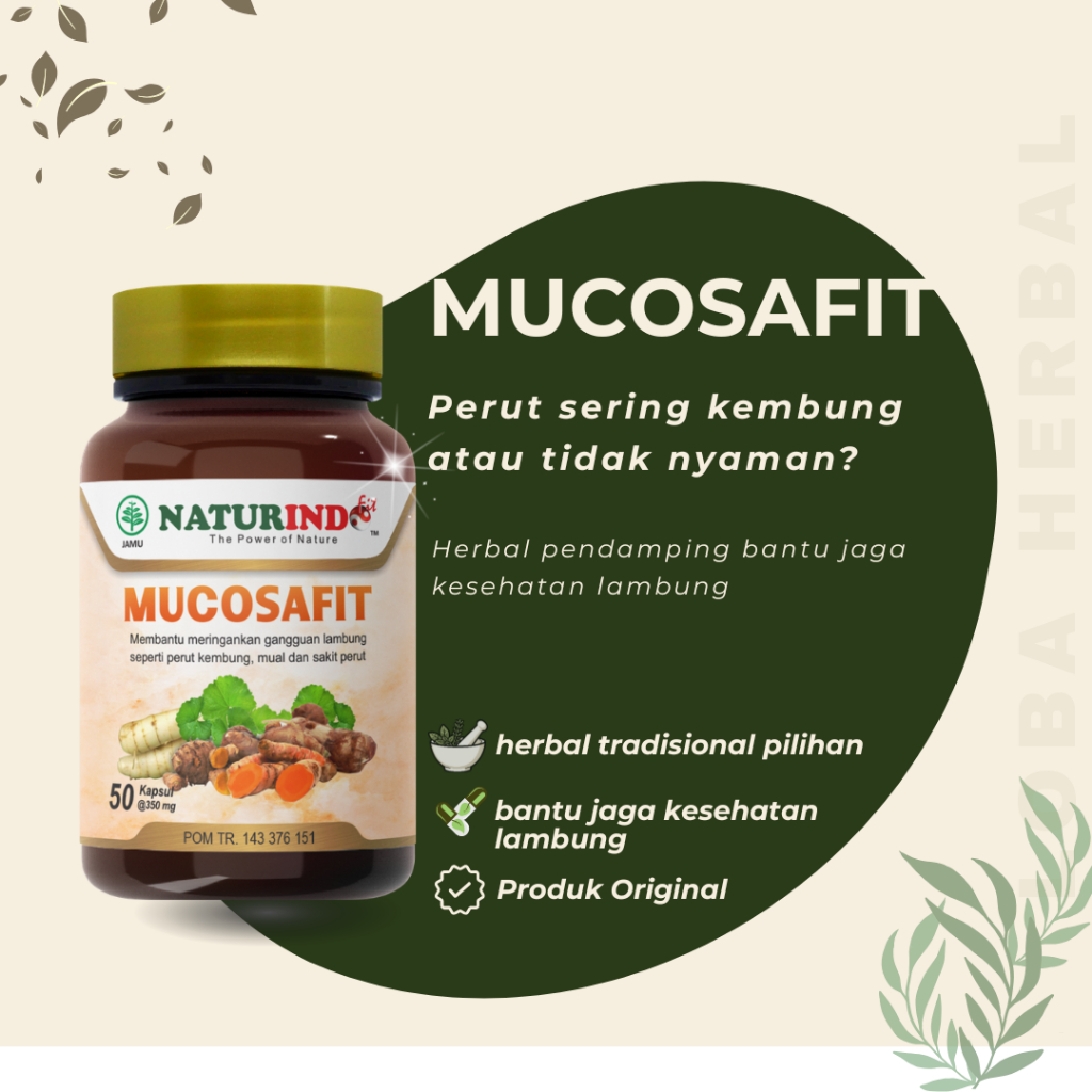 Mucosafit | Herbal Pendukung Kesehatan Lambung & Asam Lambung – Naturindo