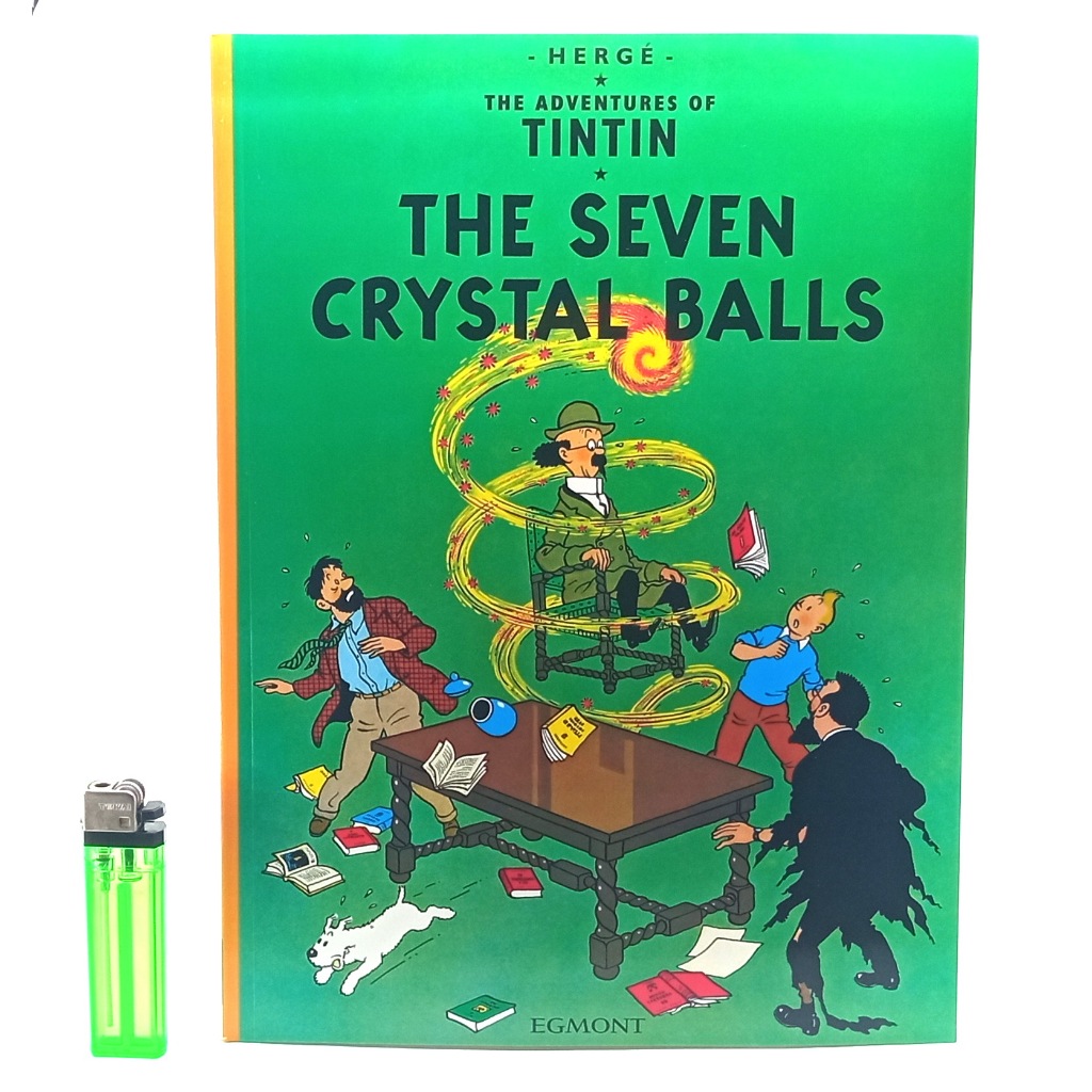 Komik Egmont Tintin The Seven Crystal Balls Tujuh Bola Ajaib Format Lebar Bahasa Inggris Original