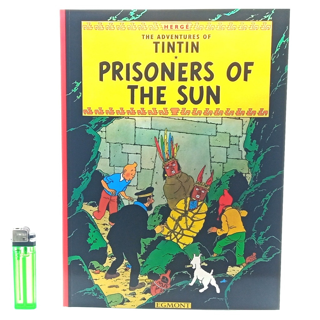 Komik Egmont Tintin Prisoners Of The Sun Tawanan Dewa Matahari Format Lebar Bahasa Inggris Original