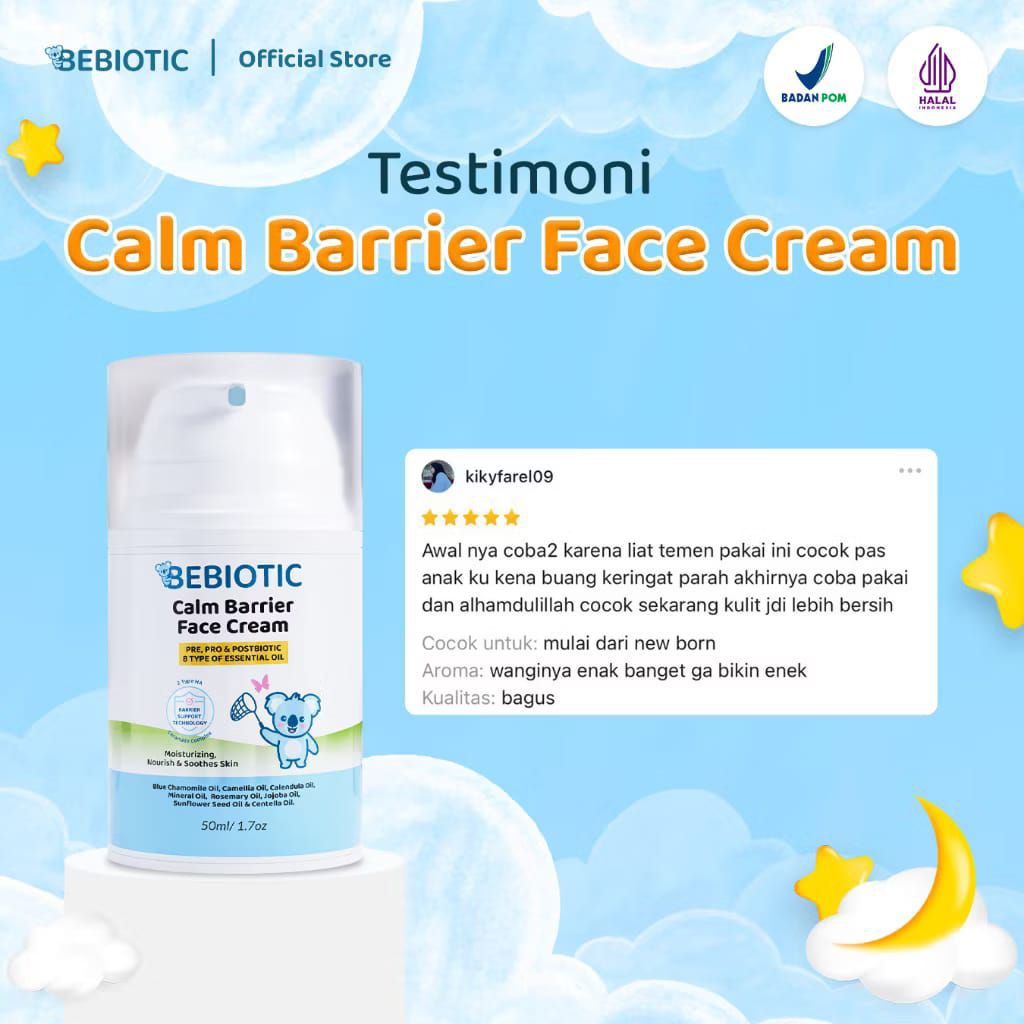 Bebiotic Calm Barrier Face Cream/Face Cream