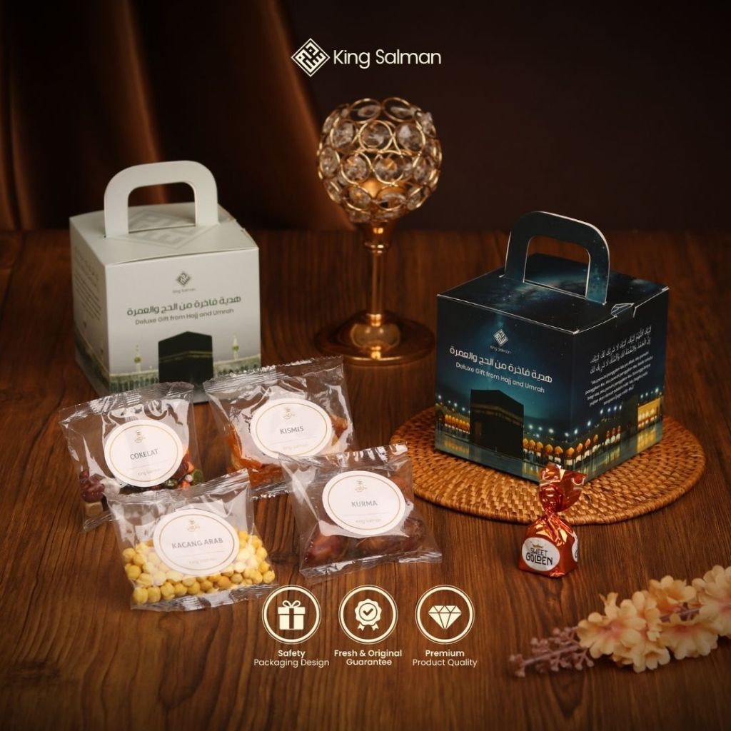 King Salman – SHAFA Non Zamzam| Oleh Oleh Haji & Umroh Premium Lengkap l Paket Gift Hampers Souvenir