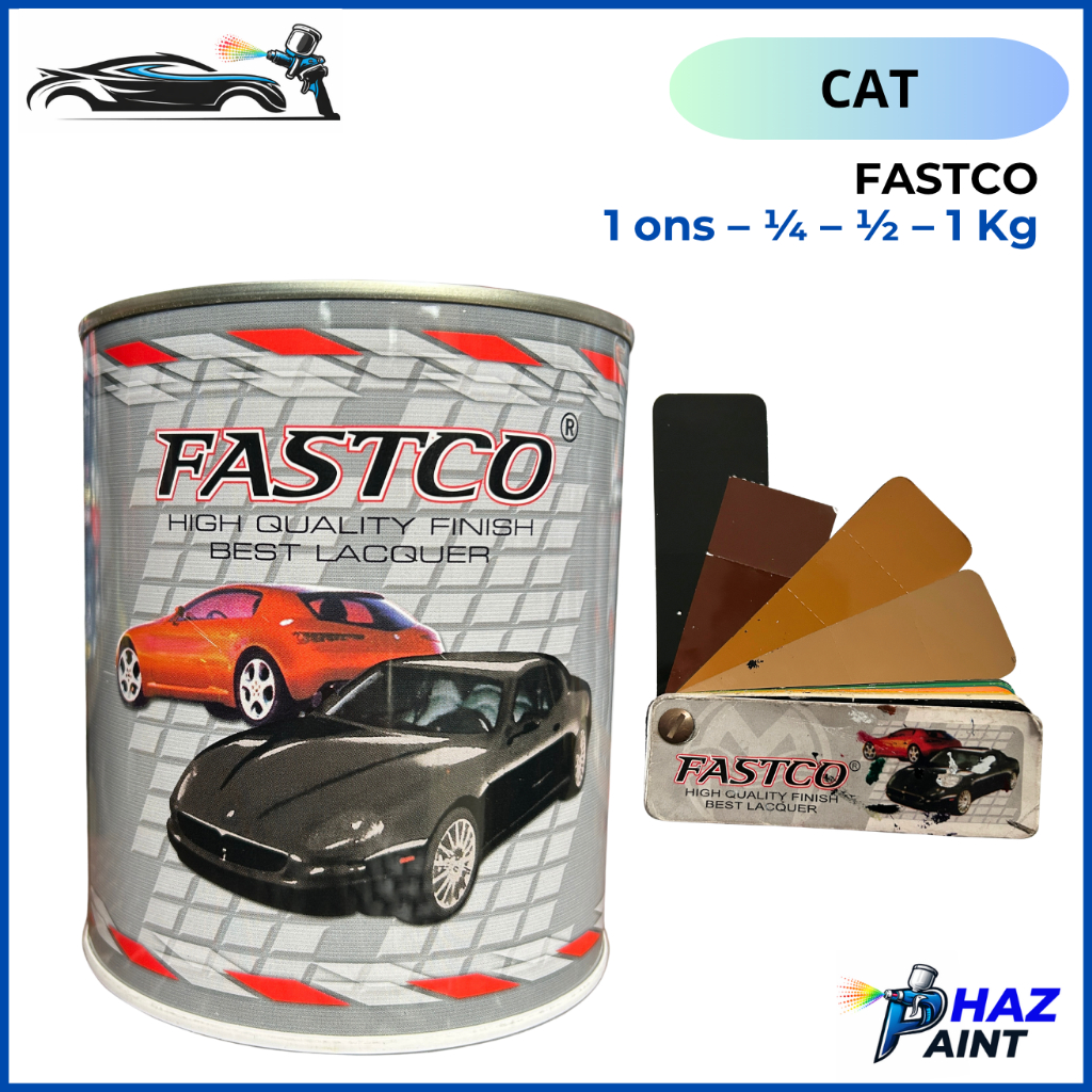 Fastco Coklat Brown | Coklat Susu Jati Tobacco Madoras Brown | 1741 2322 2752 006  | Cat Duco Mobil 