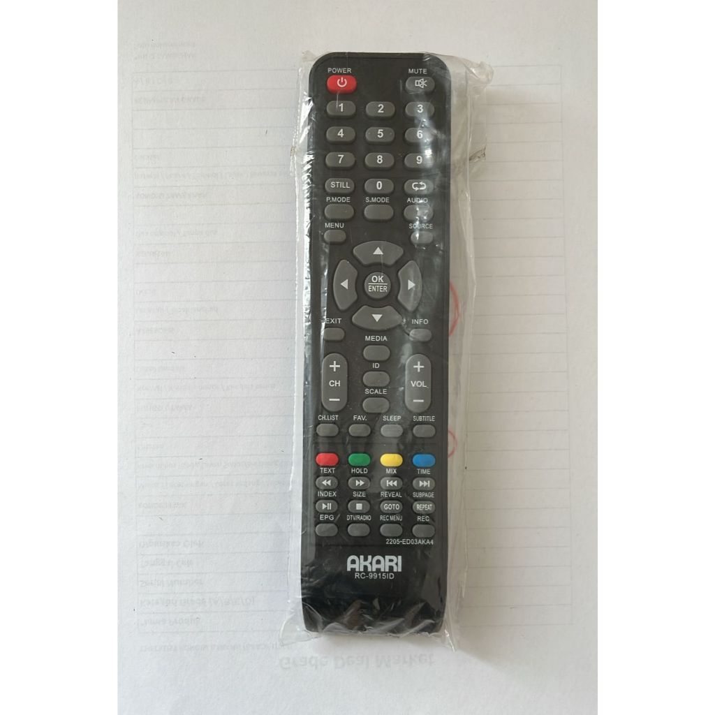 Remote TV akari 24V99T2 - original