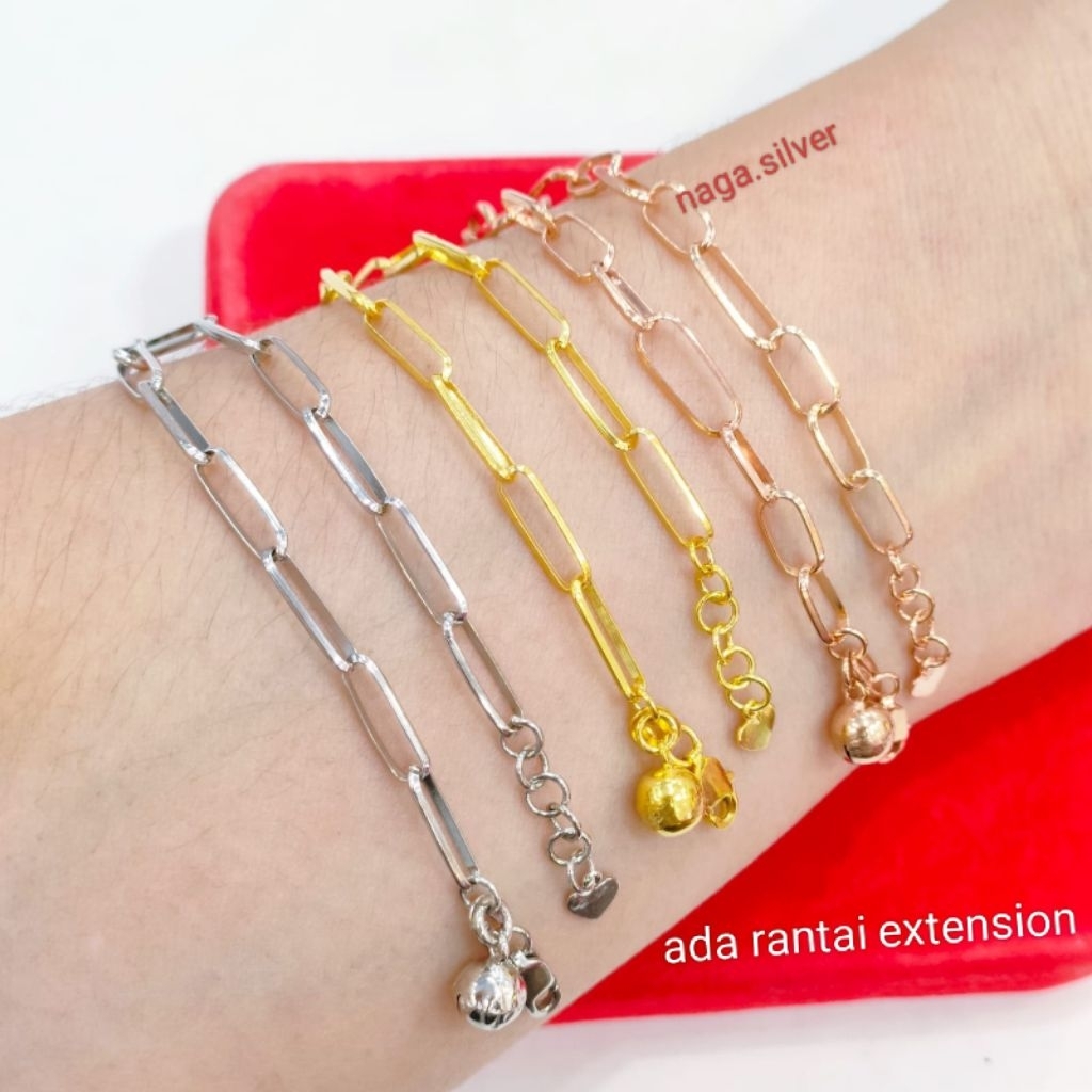 Gelang Tangan Dewasa Perak 925 Asli