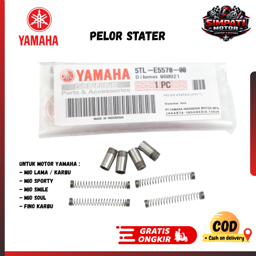 Pelor Stater Mio Sporty - Pelor Stater Mio - Pelor Stater Mio Soul Karbu 5tl - 5lw Original Simpati 