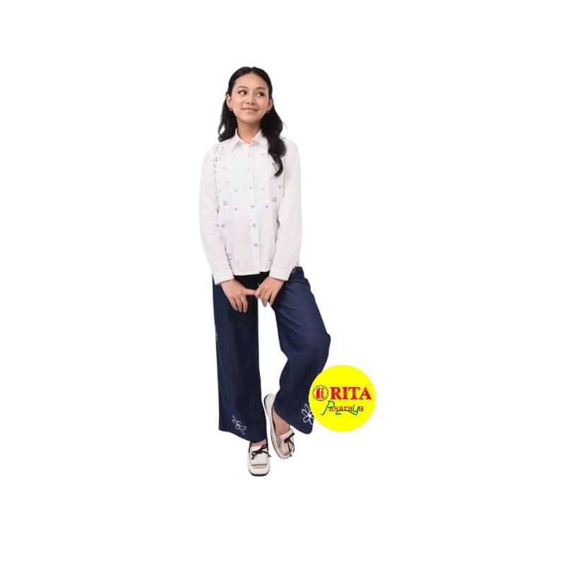 Exit Atasan Blouse Motif Bunga Wanita / Blouse Wanita