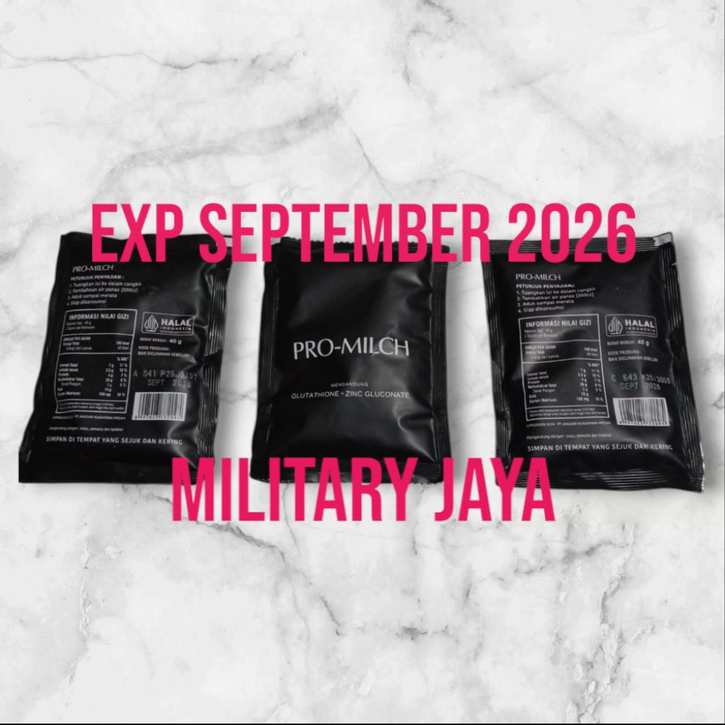 Ransum Susu Sereal TNI Promilch Bubuk EXP September 2026
