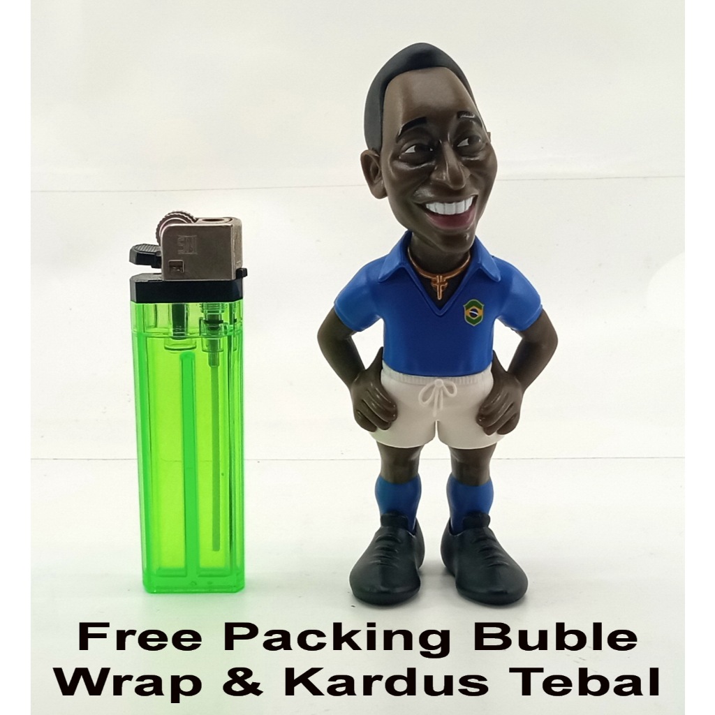 MINIX Football Stars Pele Brazil Football Legend Original Loose Mulus
