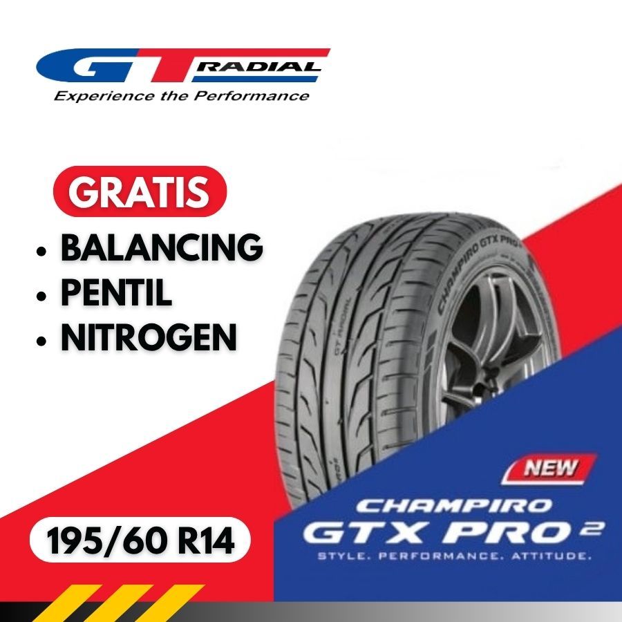 Ban GT Radial Champiro GTX Pro 2 195/60 R14 Ban Mobil