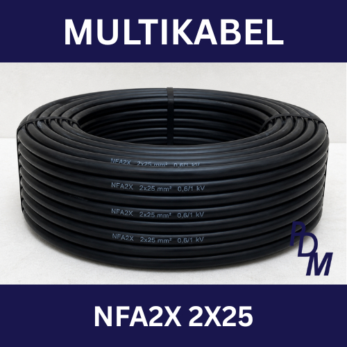 Kabel PLN NFA2X Kabel Twisted 2x25 Kabel Twist SR 2x25 MULTIKABEL SUPREME KMI KABELINDO ETERNA
