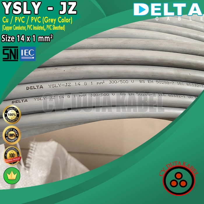 Kabel YSLY-JZ 14x1 mm2 DELTA /14x1mm2/14x1 mm2/14x1mm2/14x1mm2/14 x 1 mm2/14x1mm
