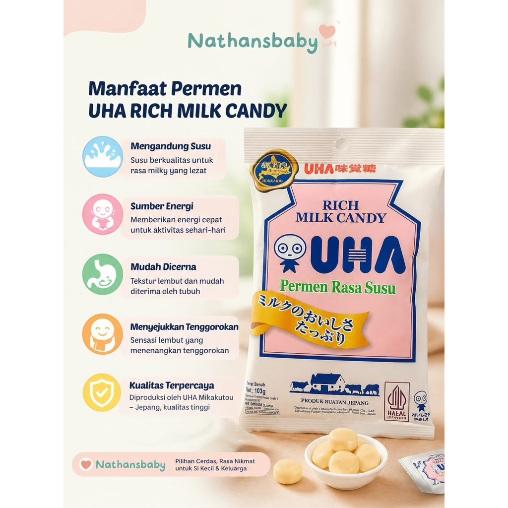 UHA permen rasa susu