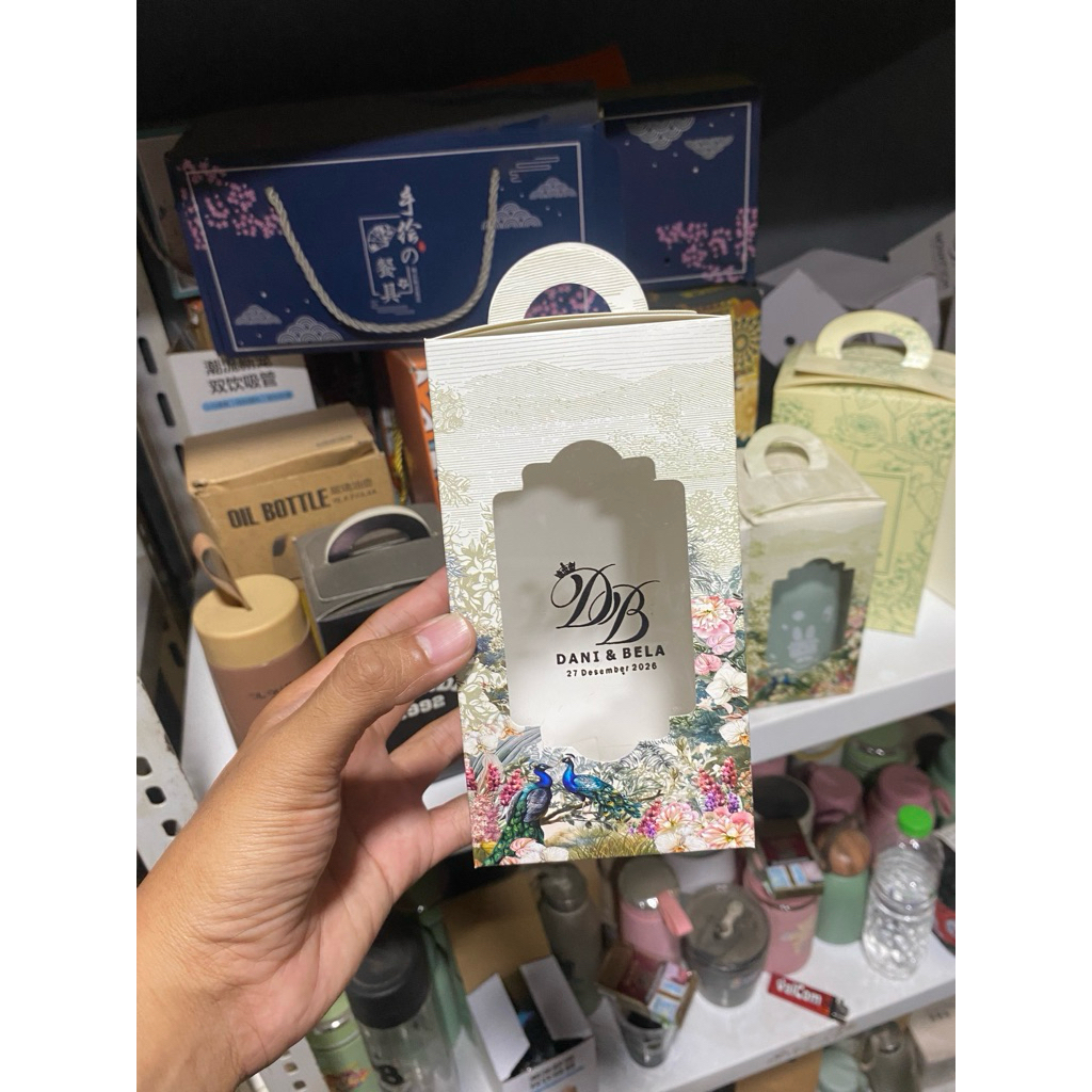 Paper Box Souvenir Custom Sablon