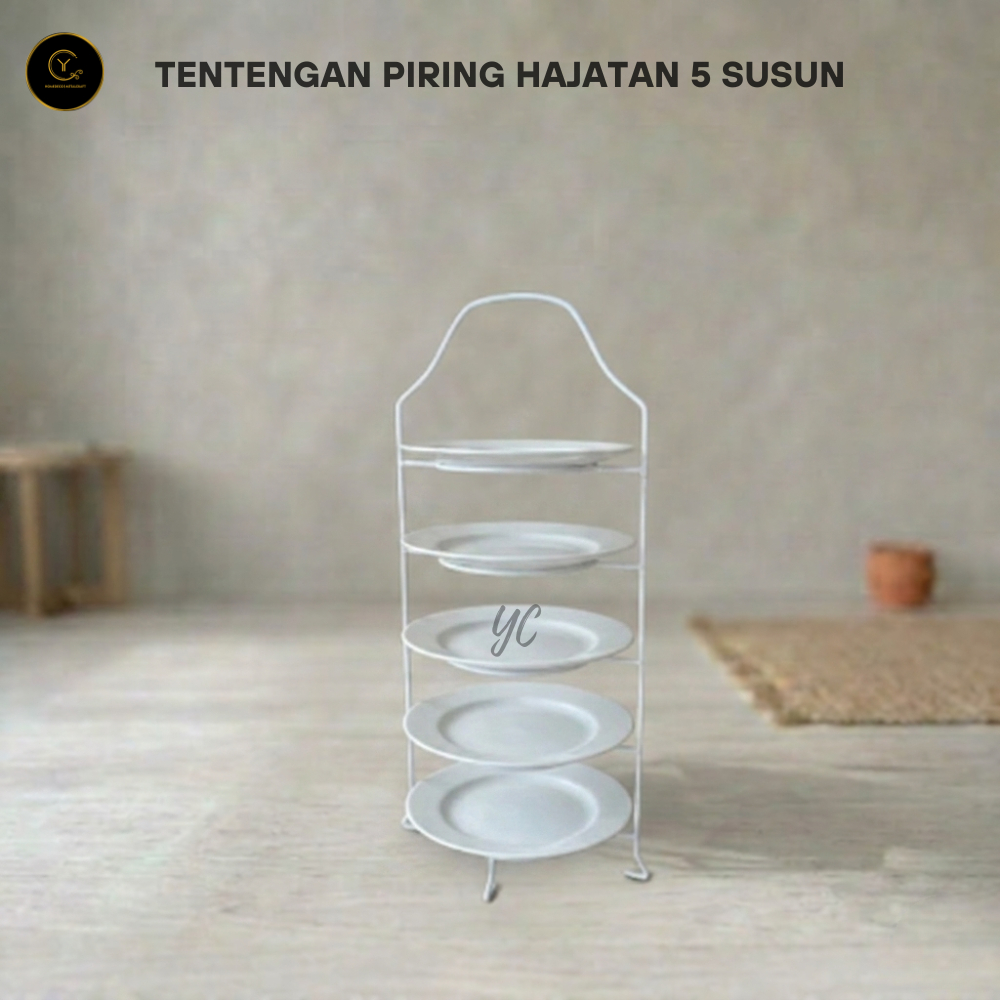 Yc Tentengan Piring Hajatan 5 Susun Rak Piring