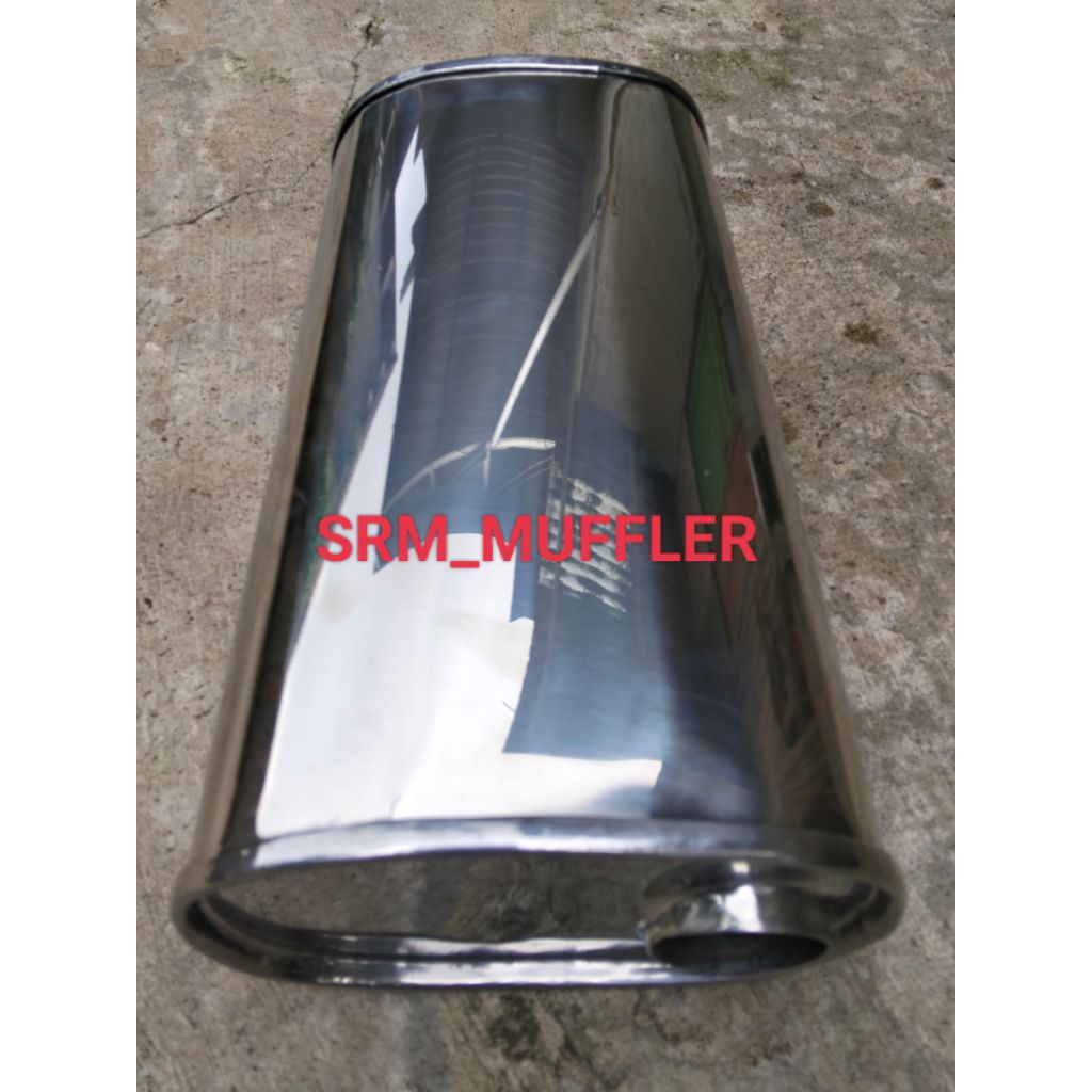 Tabung Knalpot Mobil Sedan Universal Corolla Twincam Civic Wonder Timor Soluna Baleno Full Stainless