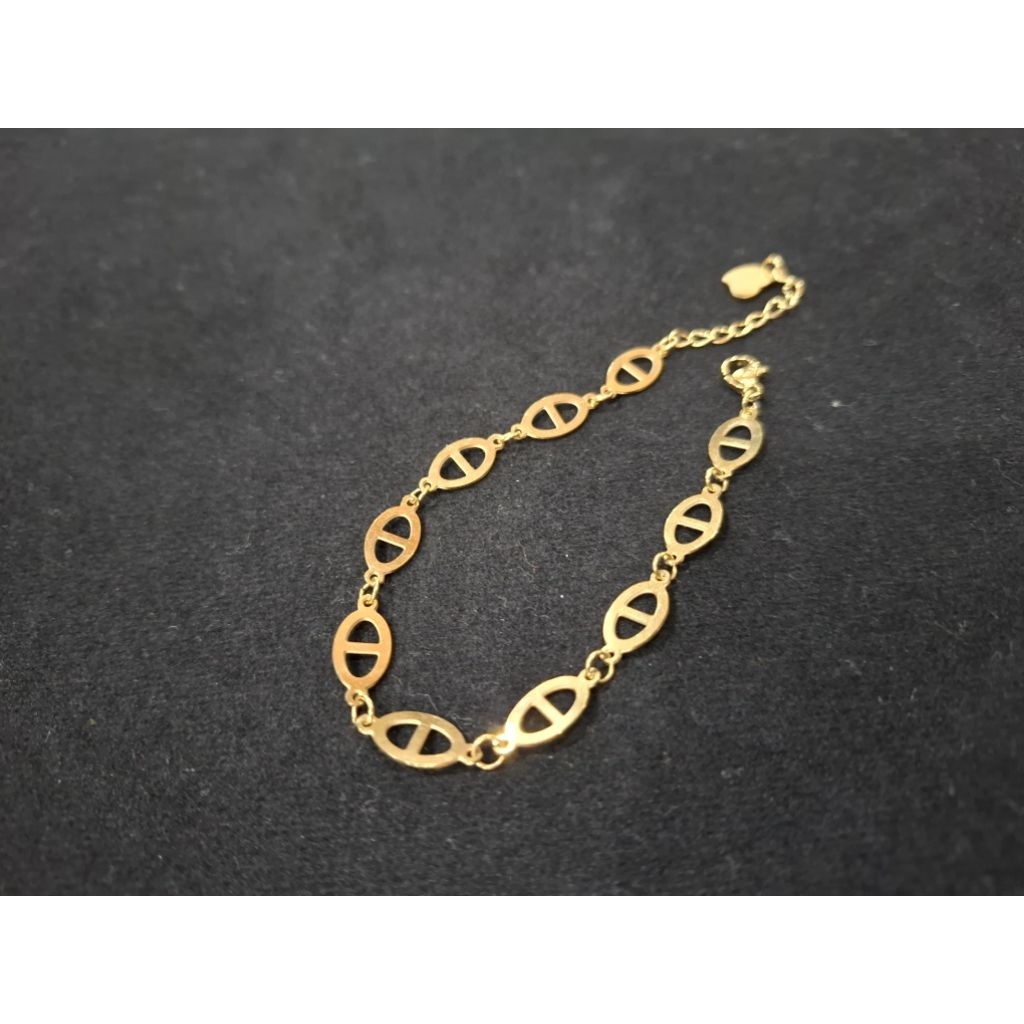 Gelang tangan titanium asli
