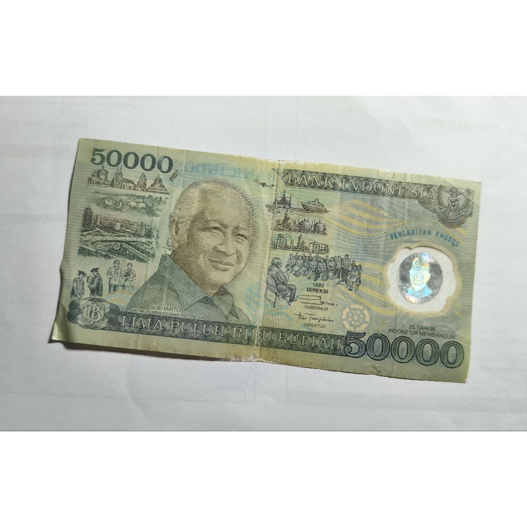50 rb Polimer Suharto bekas beredar original