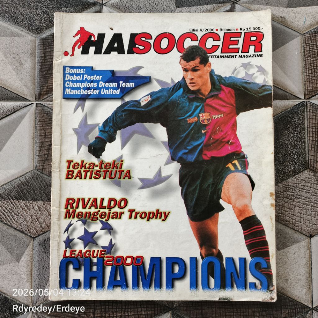 Majalah Hai Soccer Edisi 4 tahun 2000
