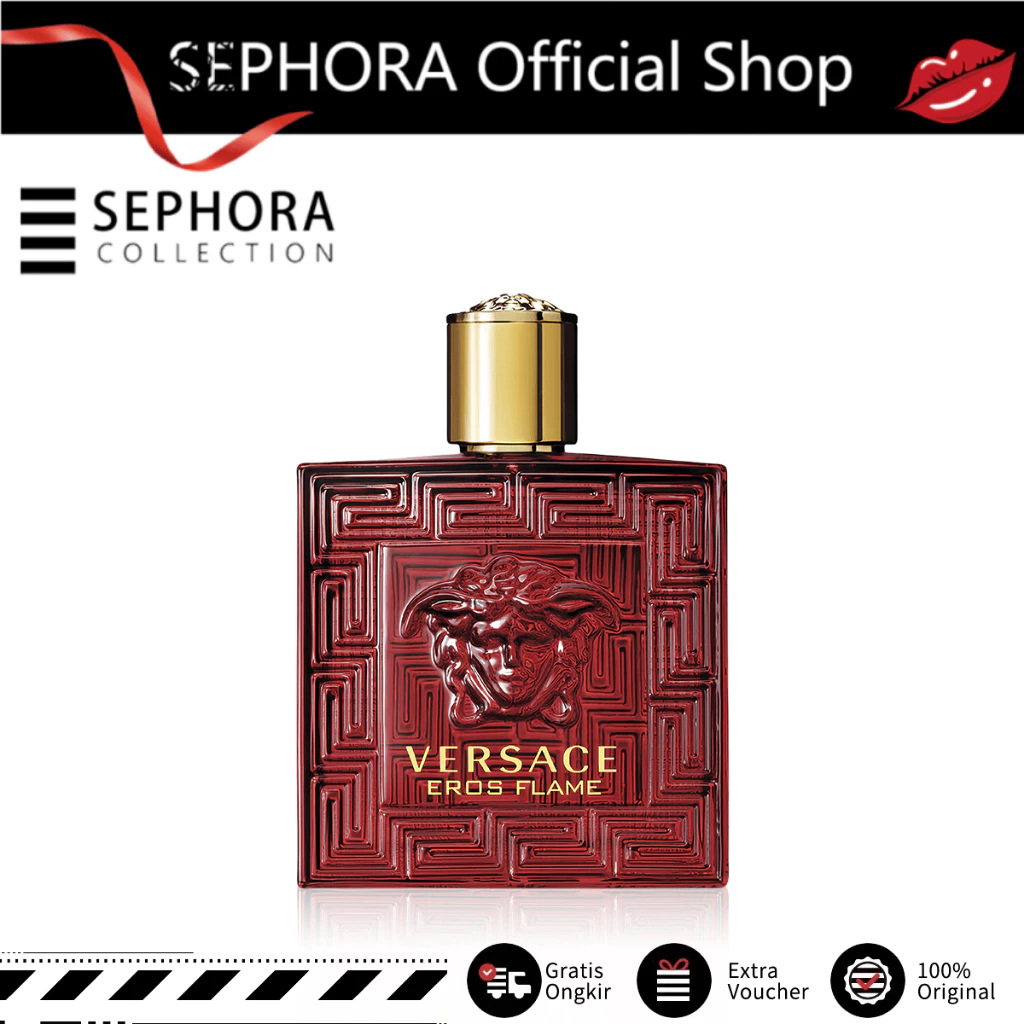 Versace Eros Flame EDP 100ML / Versace Eros EDT 100ML