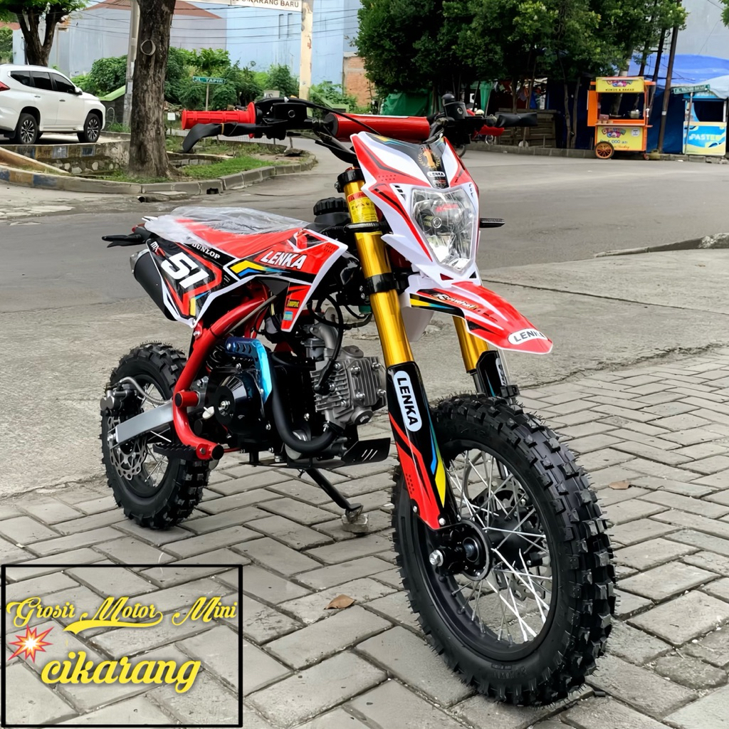 MOTOR MINI TRAIL 50CC LENKA 51L MATIC RING 12/10 MESIN 4TAK