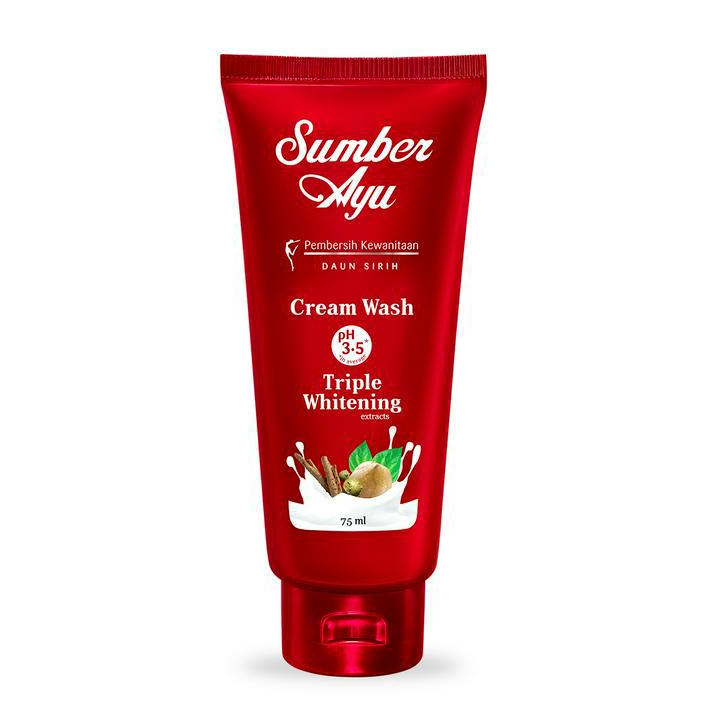 [themakeupguru] SUMBER AYU Cream Wash Triple Whitening