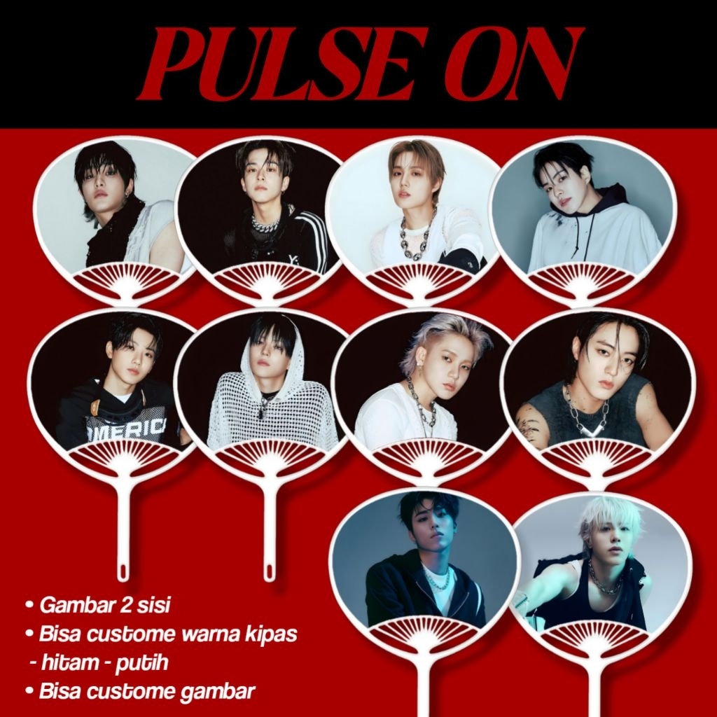 kipas Uchiwa Treasure - Kipas kerang Treasure - Kipas Korea - Kipas kPOP