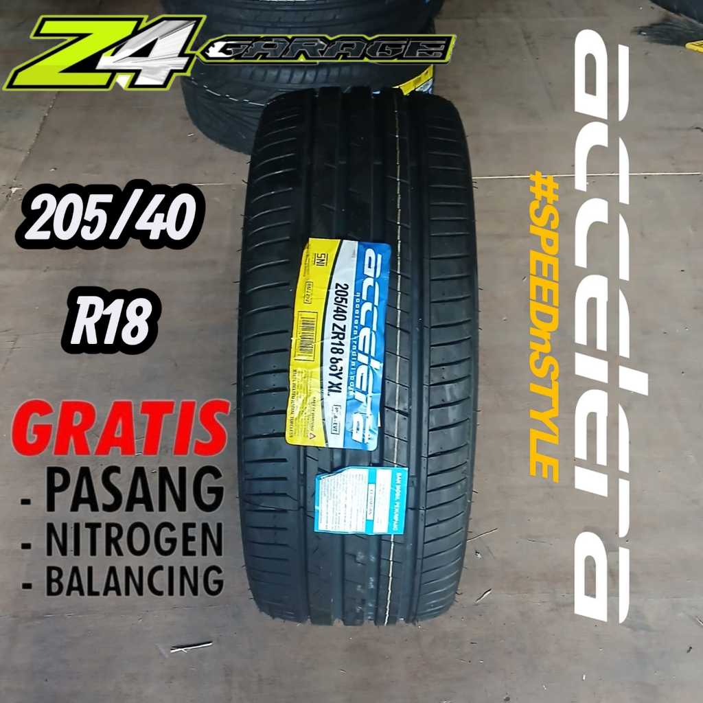 Ban Mobil Tipis Di Accelera Ukuran 205 50 R18 Baru