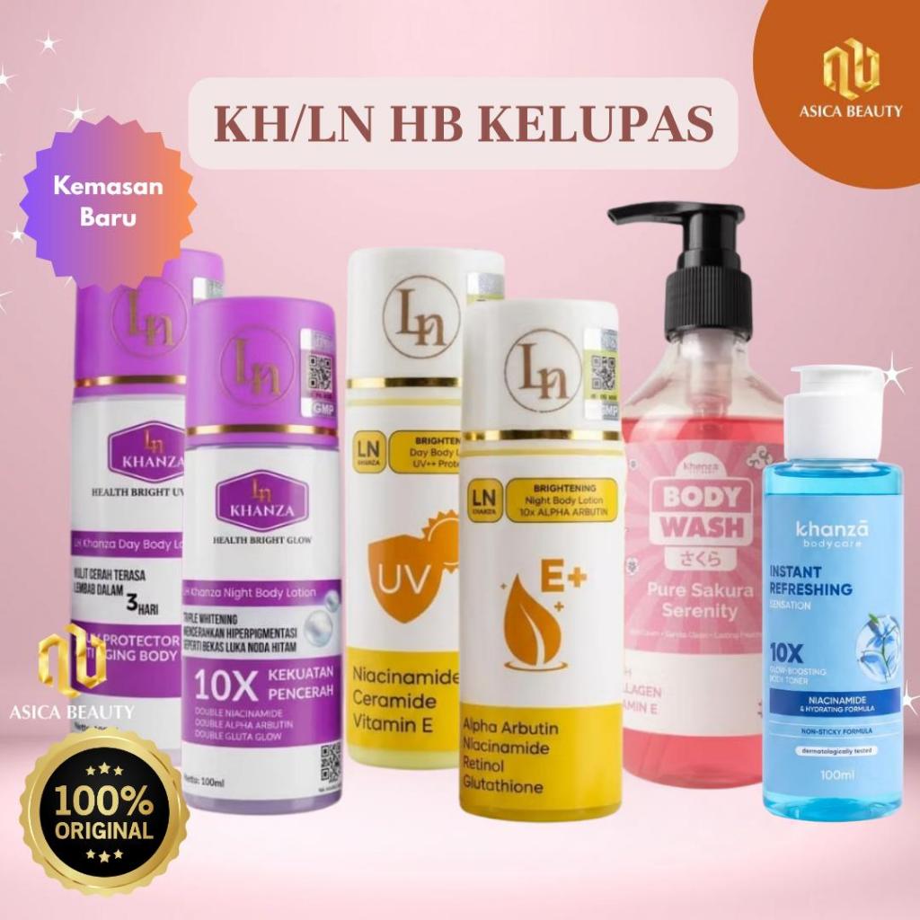 KH| LN Lotion Kelupas| HB Kelupas| Paket Siang Malam| HB Dosting BPOM