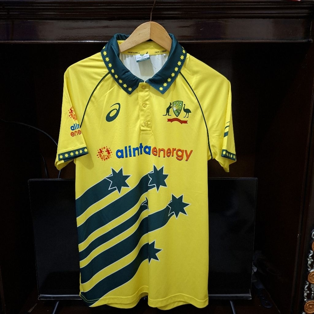 asics australia cricket jersey
