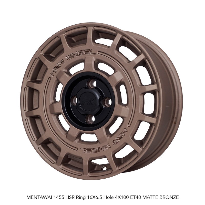 Pelek Mobil Baleno HSR MENTAWAI RING 16 LEBAR 6,5 PCD 4X100 MBRZ