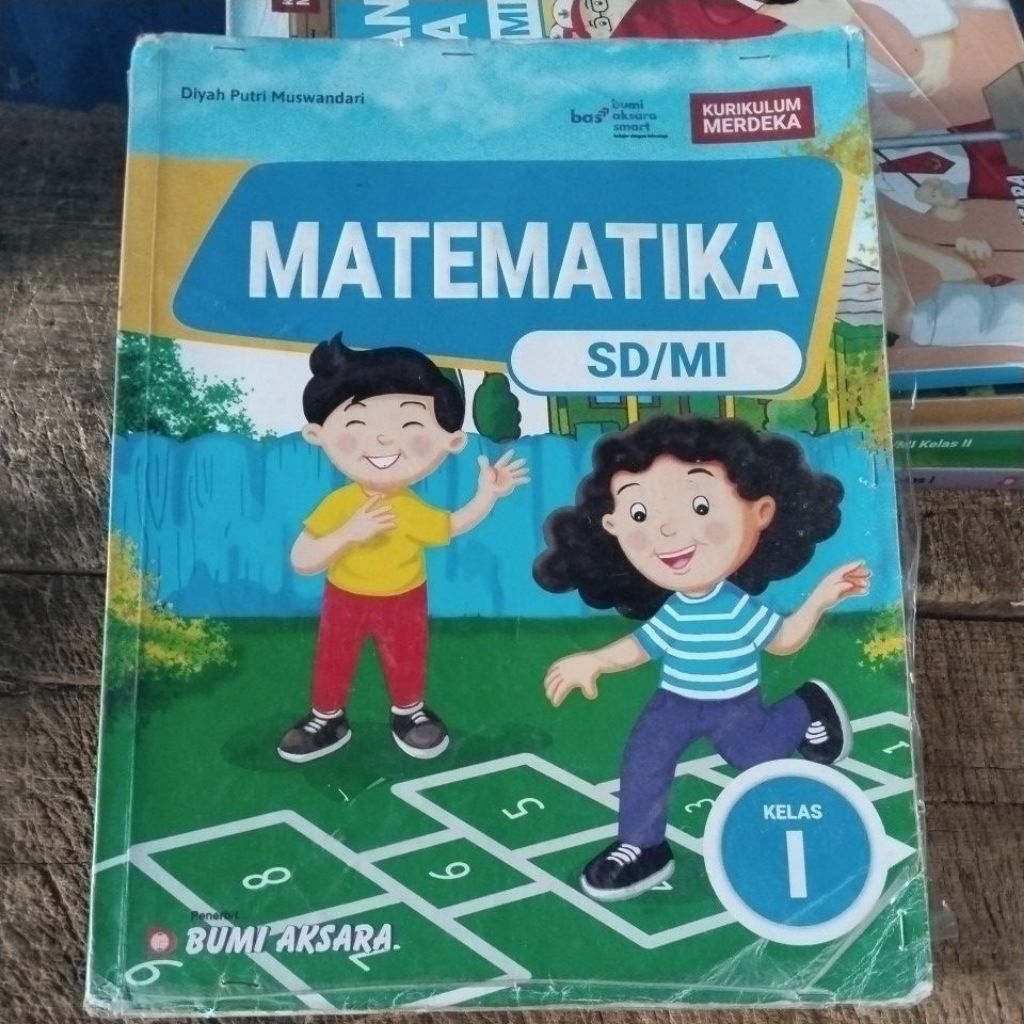Buku Paket Matematika SD/MI Kelas 1 SD Penerbit Bumi Aksara