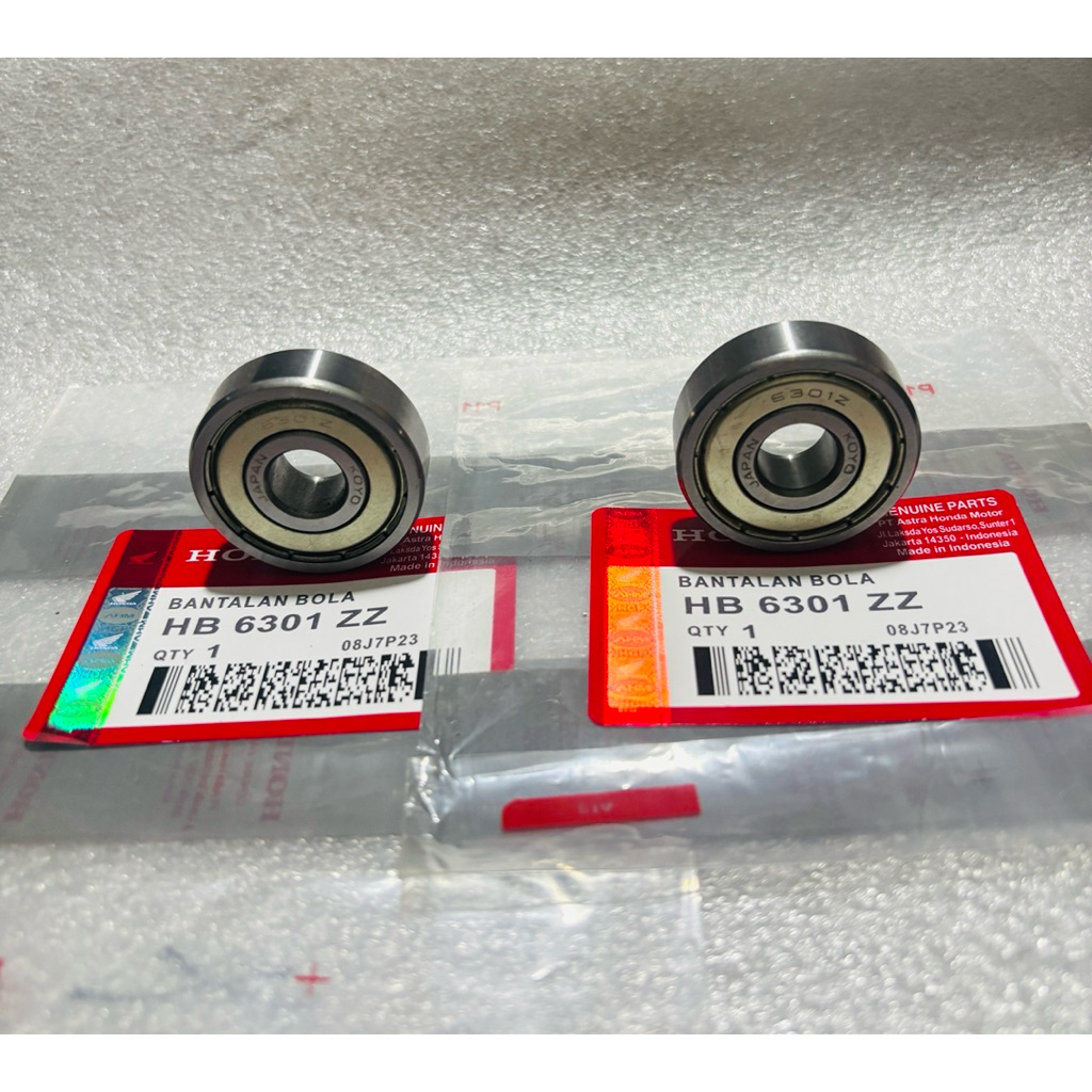 Bearing Laher Roda depan set 6301zz 2PC Honda CB150R Old LED CB1R50 Old LED Megapro Monoshok Verza 1
