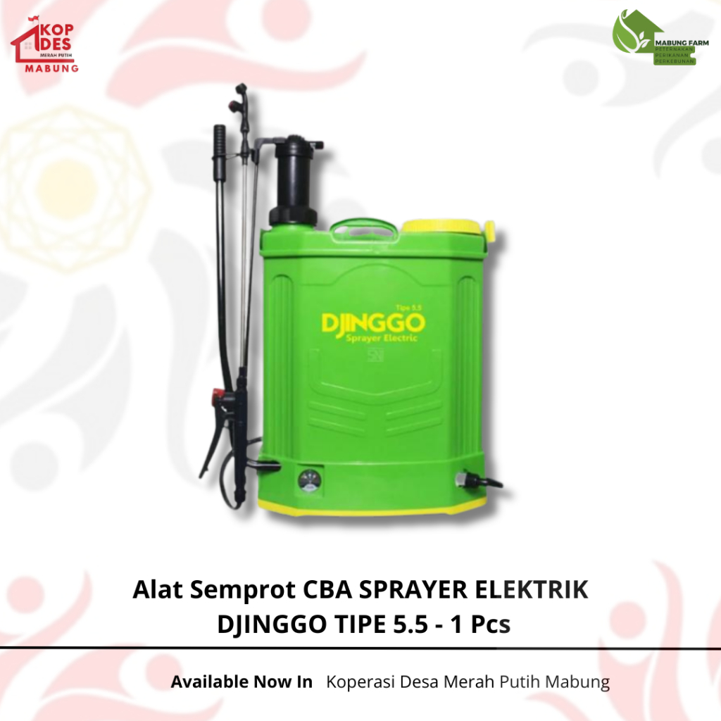 Alat Semprot CBA SPRAYER ELEKTRIK  DJINGGO TIPE 5.5 - 1 Pcs