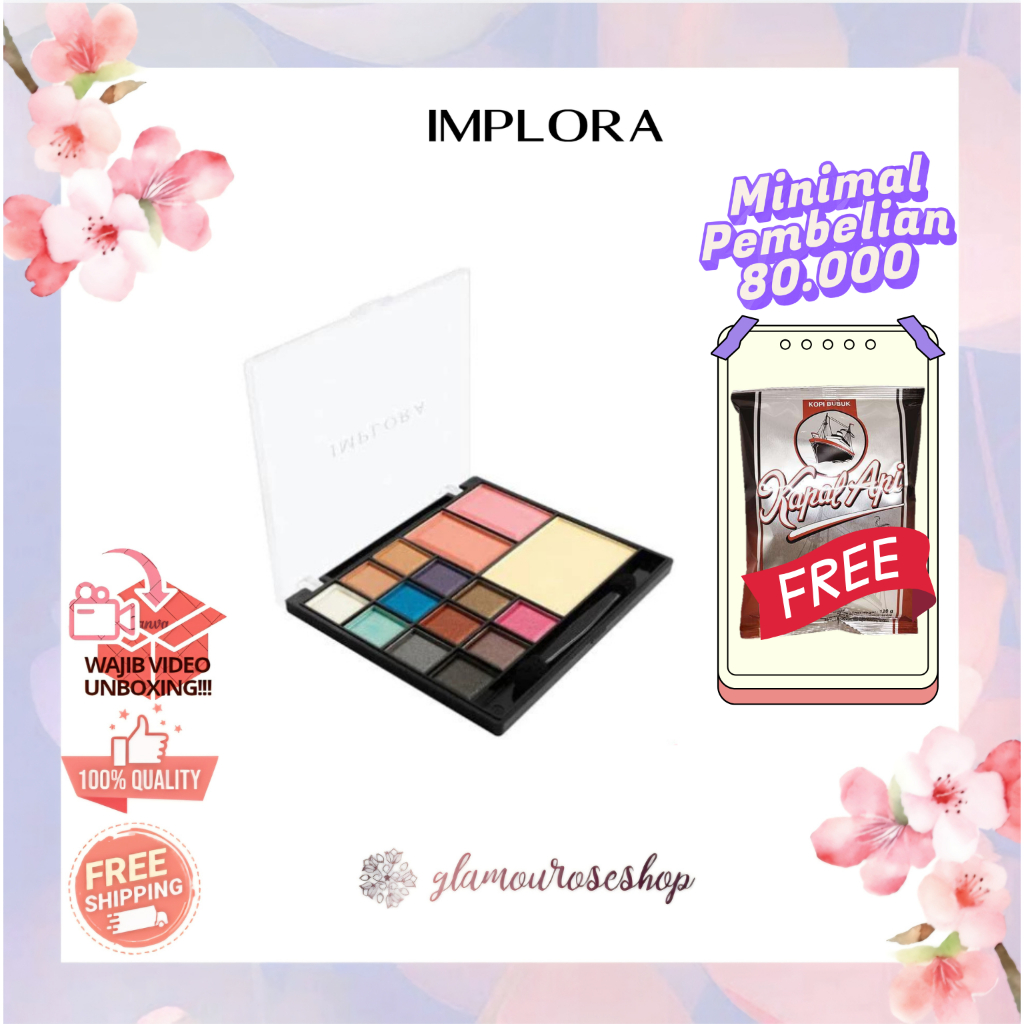 Implora Eyeshadow Palette 808 / EYESHADOW 15 COLOR