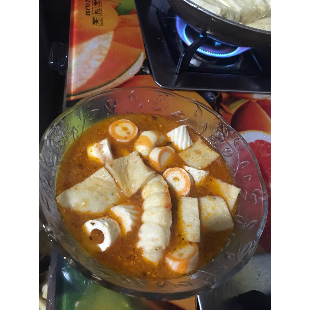 (instant)bakso seafood asem manis korea