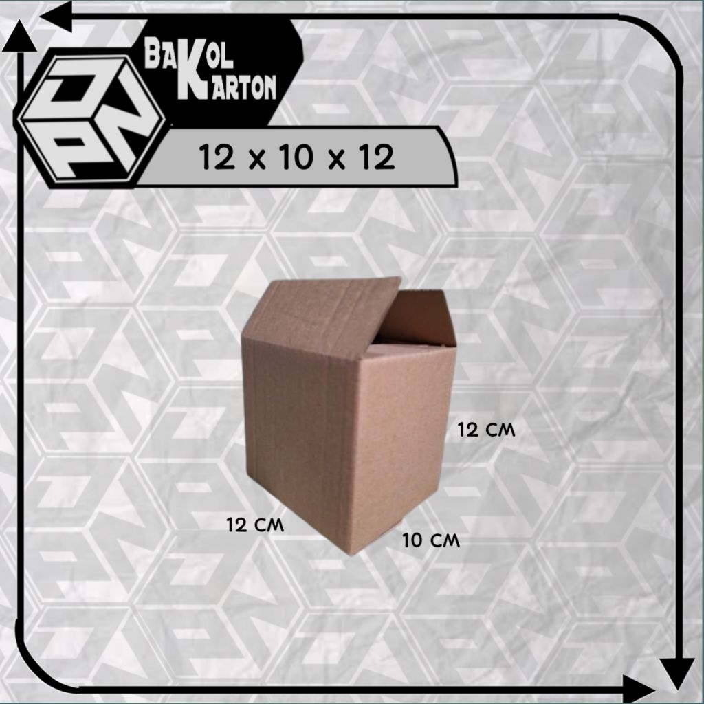 Kardus Packing 12x10x12 , Kardus Box polos ,Kardus Packing