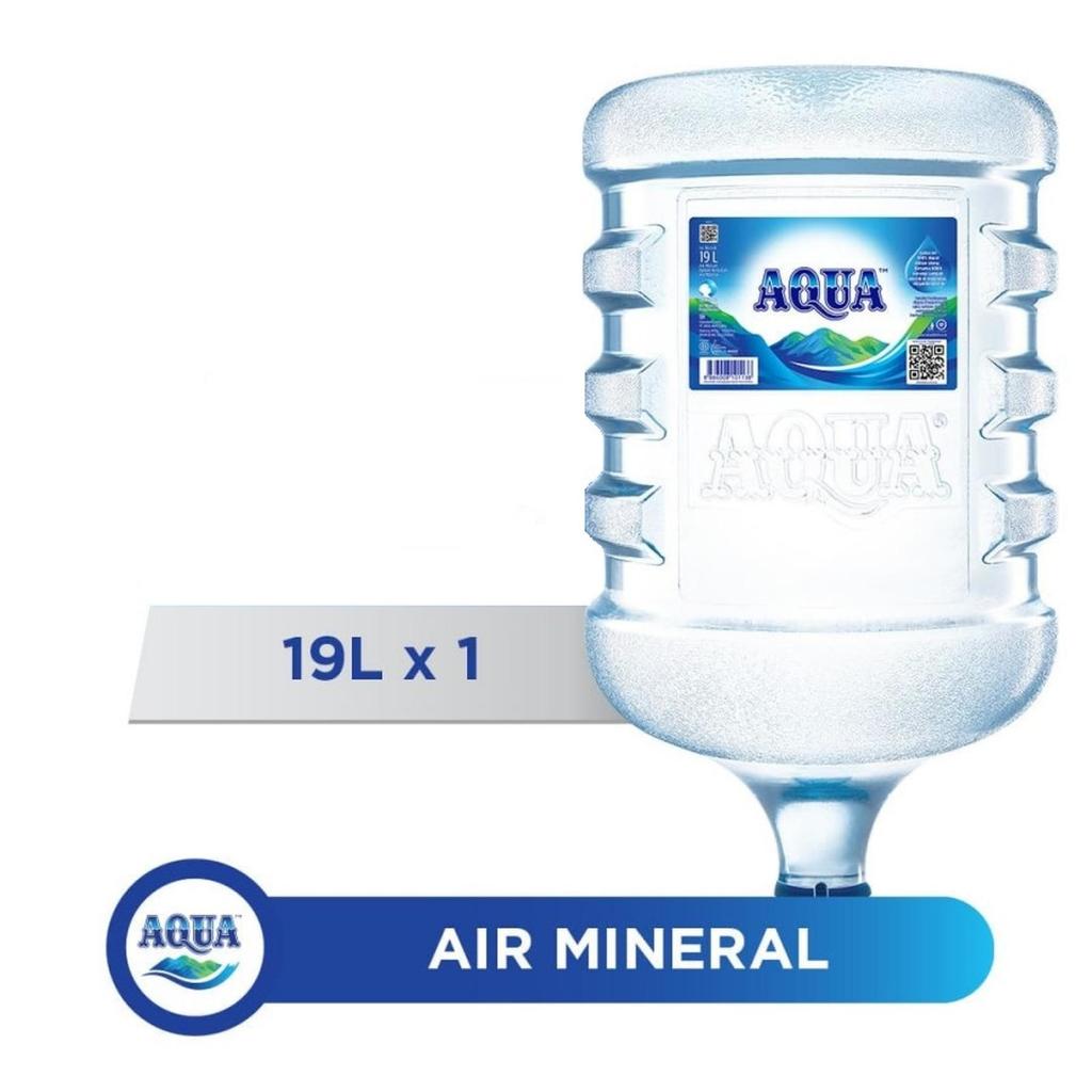 galon aqua kosong 19 L galon model baru layak pakai