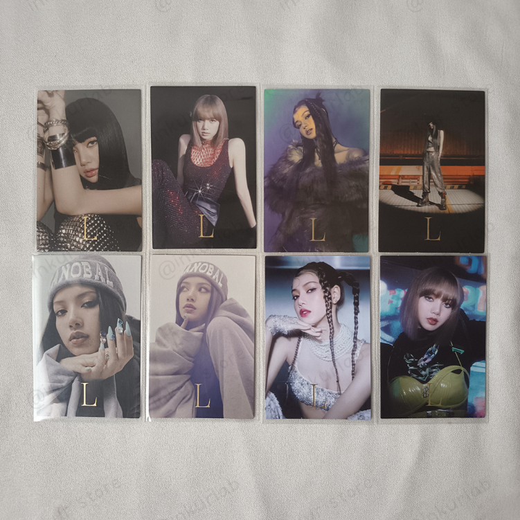 Photocard BLACKPINK LISA - LALISA RARE BLACK GOLD Official SET