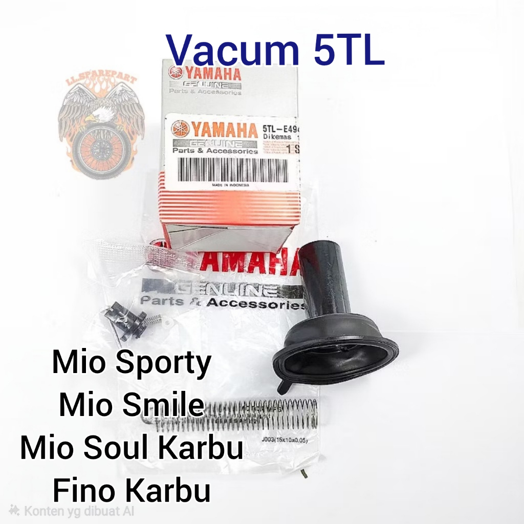 VACUM VAKUM KARBURATOR YAMAHA 5TL ASLI ORIGINAL MIO SPORTY MIO SMILE SOUL KARBU FINO CARBU KARET PIS